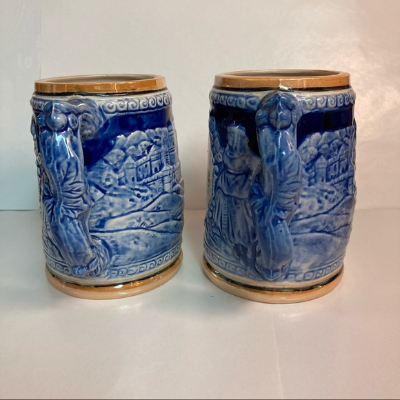 Vintage Niagara Falls Ontario Canada Souvenir Beer Mugs x2 beautiful display pcs - Picture 6 of 7